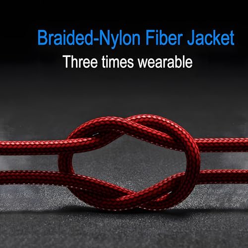 High-Speed USB Type C Cable 3-Pack – Durable Nylon Braided Charger for i Phone 16, Galaxy S24 & PS5 – Versatile 10 ft, 6.6 ft, 3.3 ft Lengths for Rapid Charging and Data Transfer – Enhanced Compatibility for All Modern Devices
