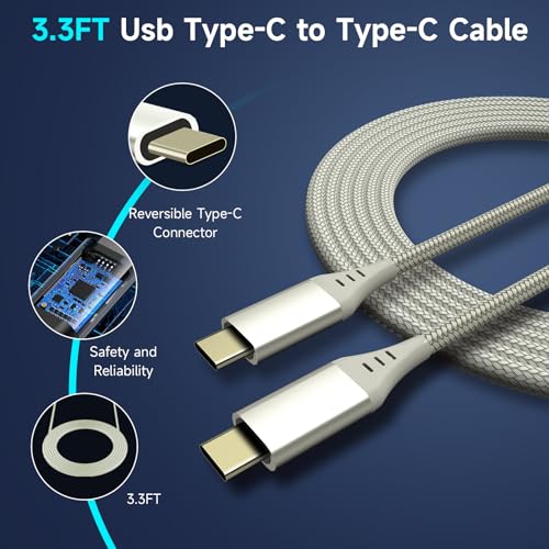 Elevate Your Charging Game with the EWUONU 45 W USB-C Wall Charger – Ultra-Fast Power Delivery & Quick Charge 3.0 Adapter Featuring 3 Ports and 3.3 ft Cable for i Phone 15/15 Pro/Pro Max, i Pad Air 6/5/4, Galaxy S24/S23/S22, Google Pixel – Optimal Efficiency for Travel and Home Charging Needs