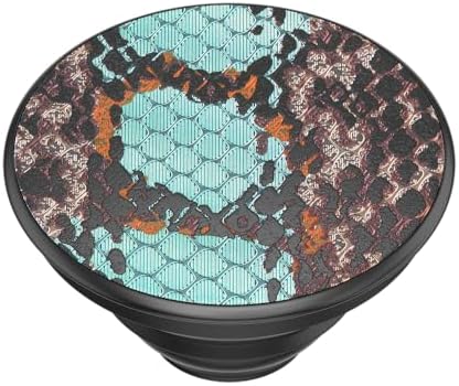 Mag Safe Pop Grip by Pop Sockets – Innovative Magnetic Phone Stand with Customizable Swappable Design for i Phone Cases, Secure Grip for Enhanced Control, Versatile Hands-Free Kickstand for Effortless Viewing, Wireless Charging Compatibility – Scales Theme for Ultimate Personalization and Style