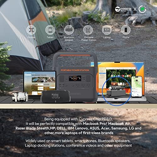 Ultra-Fast KFD PD118 100 W USB-C Car Charger for Laptops & Devices – High-Efficiency DC Adapter with 18 W QC3.0 Port – Compatible with Mac Book Pro, Dell XPS, Razer Blade, Surface Pro & More – Reliable Power Supply for Cars, Trucks & Outdoor Use – 30-Day Exchange & 36-Month Warranty