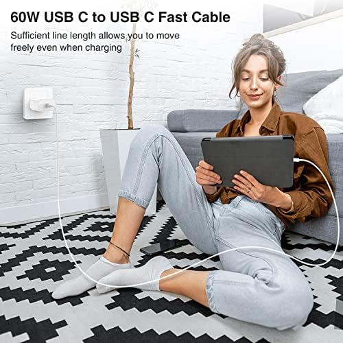 High-Speed i Phone 16/15 Fast Charger with 10 ft USB-C to C Cable – Compact Power Adapter for Seamless Charging of i Pad & Apple Devices – Versatile Charging Solution for Home, Office & Travel – Enhanced Durability & Compatibility for i Phone 16 Pro Max, i Pad Air, and More