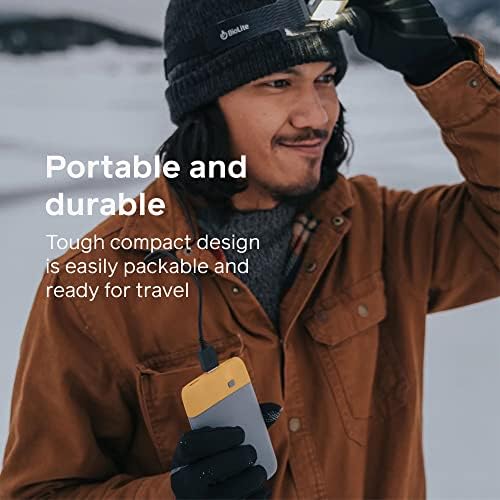 Bio Lite Charge 20 PD Portable Power Bank – 6,000 m Ah Multi-Device Fast Charger with 18 W USB-C In/Out and USB-A Output for Ultimate Compatibility and Convenience on the Go