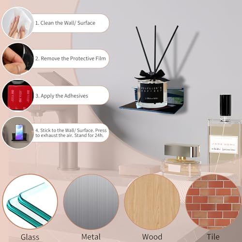 Clear Acrylic Wall-Mounted Tablet Holder – Sleek Charging Station for i Pads, Kindles, and Smartphones – Innovative Remote Control Organizer for Modern Homes and Offices – Maximize Space with Easy Access Design – Durable and Stylish Storage Solution for Clutter-Free Living