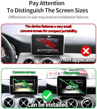 Wireless Charging car Phone Holder for Mercedes Benz CLA-Class 2020-2025/GLB-Class 2020-2025 GLA-Class 2021-2025/A-Class 2019-2022/EQB 2022-2025 Accessories 10.25 inch Screen Fixed Clip – Enhanced Compatibility and Speed