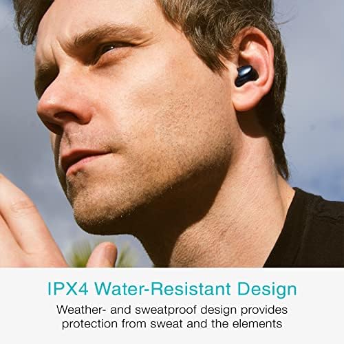 MEE audio Pebbles True Wireless Earbuds – Ultra-Light Bluetooth 5.3 Headphones with Noise-Cancelling Microphone for Sports, Gaming, and Workouts – Sleek Sapphire Design for Unmatched Comfort and Connectivity