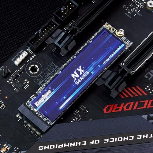 Upgrade Your System with King Spec NX Series 1 TB NVMe M.2 SSD – Unleash Blazing 3500 MB/s Read Speeds for Enhanced Performance in Desktops & Laptops, 3 D NAND Flash Technology for Ultimate Reliability and Efficiency, M.2 2280 Internal Solid State Drive Designed for Gamers and Creators