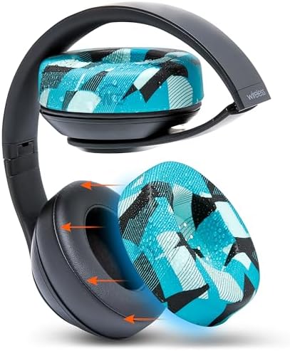 Upgrade Your Beats: WC Sweat Z Studio Earpad Covers for Studio 2 & 3 | Revolutionary Sweatproof Design, Effortlessly Washable, Perfect Fit | Unmatched Protection for Headphones & Enhanced Comfort