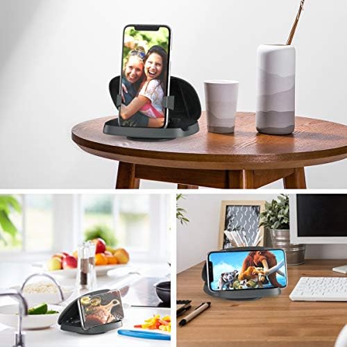 Revolutionary 360° Rotating Car Phone Holder for Ultimate Hands-Free Navigation – Versatile Dashboard Mount Compatible with i Phone, Samsung Galaxy & Android Devices – Sleek Design for Vertical & Horizontal Viewing – Enhanced Stability & Universal Fit for All Smartphone Sizes