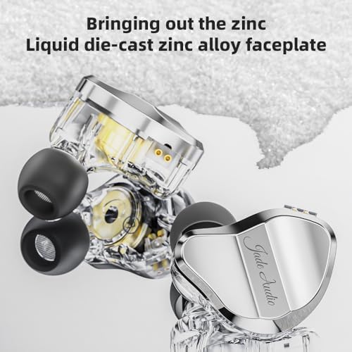 Fii O/Jade Audio JD1 High-Performance Dynamic Driver Earbuds – Superior Hi-Fi Bass Stereo In-Ear Monitors for Audiophiles and Gamers – Lightweight, Ergonomic Design with Built-in Mic for Gaming and Calls – Enhanced Device Compatibility, Perfect for On-the-Go Listening – Stylish Black Finish for the Modern Audio Enthusiast