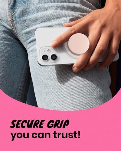 Transform Your Mobile Interaction with the On The Grip Macaron Color Collapsible Phone Grip & Stand – Chic White Round Holder for Optimal Device Control, Universal Compatibility, and Effortless Hands-Free Viewing – Ideal Smartphone Accessory for Secure Handling and Travel-Friendly Design