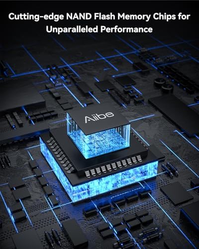 Aiibe 128 GB High-Speed USB 3.2 Type-C Flash Drive – Ultra-Slim Portable Memory Stick for Effortless Data Storage on Mac Book, Laptops, Smartphones, Tablets & i Phone 16 – Lightning-Fast 450 MB/s Transfer Speed, Ideal for Students & Professionals