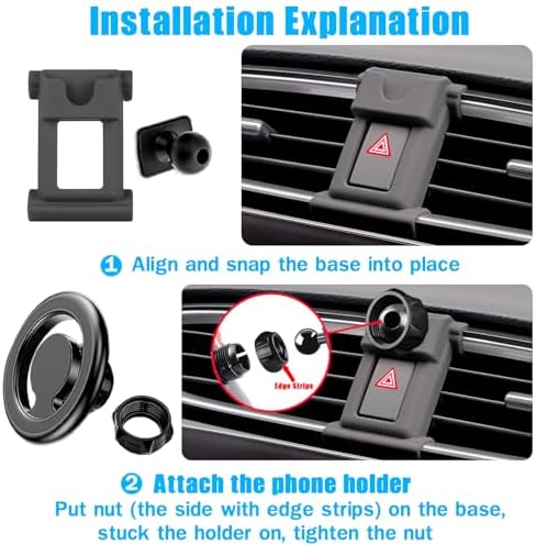 Revolutionary Magnetic Car Phone Holder for Honda CR-V & CR-V Hybrid (2017-2022) – Ultimate Dashboard Mount for Seamless Navigation and Hands-Free Calls, Compatible with All Smartphones Including i Phone & Samsung – Easy Install, Adjustable Viewing Angle, Durable Design for Safe Driving