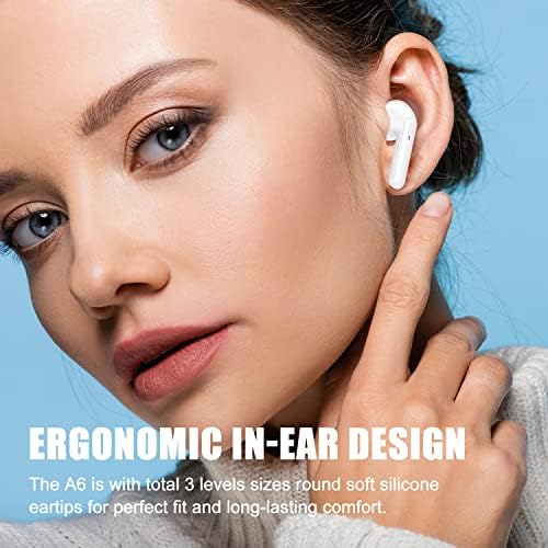 Elevate Your Audio Experience with Premium Bluetooth 5.3 True Wireless Earbuds – Noise Cancelling Headphones Featuring Touch Controls, Deep Bass Enhancement, and Waterproof Design – Perfectly Crafted for i Phone & Android Users in Elegant Ivory Finish for Unmatched Sound Clarity and Comfort