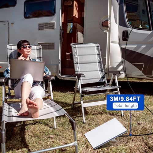 Starlink Mini Car Charger with 10 FT Power Cable – Ultra-Fast 12 V-48 V Cigarette Lighter Adapter Featuring Digital Display for Optimal Device Performance – Perfect for Road Trips and Daily Commutes