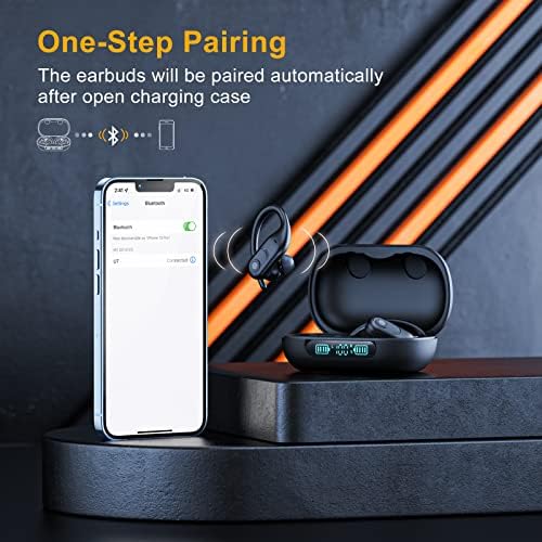 Ultra-Long Playtime Wireless Earbuds with Hi-Fi Sound Quality – 130 Hours Battery Life & 2500 m Ah Charging Case, Waterproof Design for Sports & Gaming, LED Display for Easy Battery Monitoring, Enhanced Bluetooth Compatibility for Seamless Connectivity