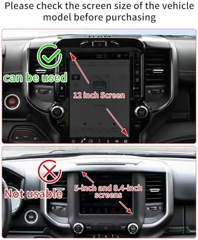 Dodge RAM 1500/2500/3500 Car Phone Holder: 360° Rotating Mag Safe-Compatible Mount for Seamless Navigation, Non-Damaging Install, Air Vent Safe Cell Phone Cradle for 2019-2024 Models