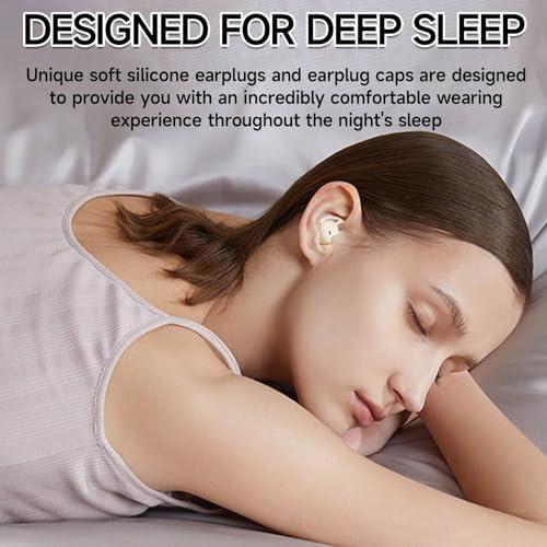 Revolutionary Sleep Earbuds for Side Sleepers – Bluetooth 5.49 Noise-Cancelling Wireless Headphones with IPX6 Waterproofing – Designed for Ultimate Comfort and Deep Restful Sleep Experience