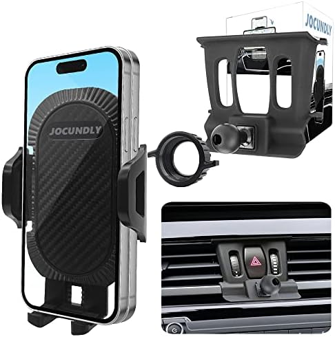 BMW X1 & X2 Air Vent Phone Mount – Thick Case Compatible Mobile Holder for 2016-2022 X1 & 2018-2023 X2 – 360-Degree Adjustable Cradle for All Smartphones – Ultimate Driving Convenience & Safety Accessory