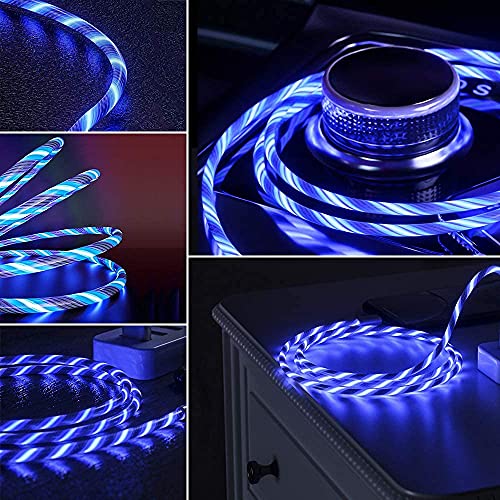 Illuminate Your Charging Experience with the 6.6 FT Light Up USB Type C Charger Cable – 3 A Fast Charge LED Cord for i Phone 16/15 Series & Samsung Galaxy S20/S10/S9/S8, LG V40/V30 – Stylish, Durable, and Enhanced Compatibility for Modern Devices