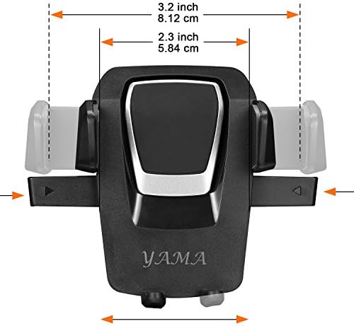 i Ottie Easy One Touch 3 Car Phone Mount for i Phone XS Max & Samsung Galaxy S Series – Premium Adjustable Viewing Angles with Strong Suction for Enhanced Safety & Universal Compatibility