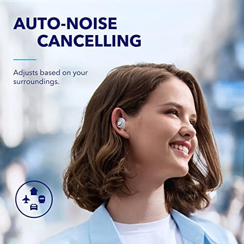 Discover Superior Sound with Soundcore by Anker Space A40 Wireless Earbuds – Unmatched Adaptive Active Noise Cancelling for 98% Noise Reduction, 50 Hours of Playtime, and High-Resolution Audio – Ergonomically Crafted for All-Day Comfort and Effortless Wireless Charging – Ideal for Music Lovers and Everyday Use