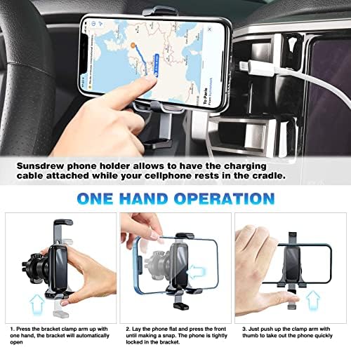 Premium Air Vent Car Phone Holder for BMW X3 (2018-2021) & X4 (2019-2021) – Secure, Hands-Free Smartphone Mount for 4-7 Inch Devices with Thick Cases – Effortless Installation & Enhanced Road Safety Accessory for BMW Drivers