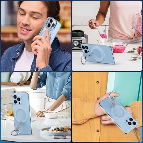 Enhance Your Mobile Experience with the Blue Magnetic Phone Ring Holder for Mag Safe – Premium Ergonomic Grip and Versatile Stand for i Phones and Smart Devices – Stylish, Durable, and Easy-to-Clean Accessory for Everyday Use and Hands-Free Convenience