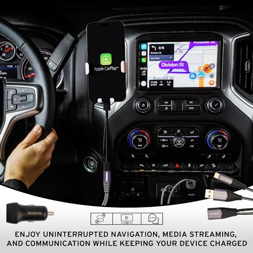 Elevate Your Drive with the Ultimate Car and Driver Infotainment Data Cable Kit – Effortless Apple Car Play & Android Auto Integration, Lightning-Fast 12 V Charging, Versatile USB-C Compatibility, and Robust Build for Uninterrupted Entertainment on the Road