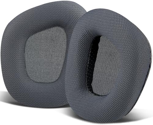 Upgrade Your Corsair Void Gaming Headset with SOULWIT Burgundy Mesh Replacement Earpads – Premium Noise-Isolating Ear Cushions for Unmatched Audio Clarity and Comfort – Effortless Installation with Long-Lasting Durability for Serious Gamers