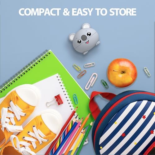 Penguins Kids Bluetooth Headphones – Safe 85 d B Volume Limited Earbuds with 30-Hour Playtime, Waterproof Touch Control for Small Ears – Ideal for School, Travel, and Home Use with Superior Device Compatibility and Child-Friendly Design