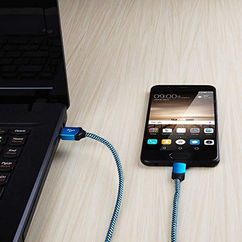 Premium 6 FT Braided USB A to USB C Cable 5 Pack – Fast Charging Solution for Samsung Galaxy S Series, LG Devices & More – Enhanced Durability, Flexibility, and Compatibility for All Android Users – Elevate Your Charging Experience Today!