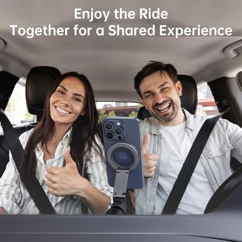 SYNCWIRE Mag Safe Car Mount Vent – Premium Magnetic Phone Holder for i Phone 12-16 | Adjustable 3 D Long Arm & Versatile Rotation | Secure Air Vent Phone Mount for Easy Navigation & Hands-Free Calls | Durable Design for All i Phone Models