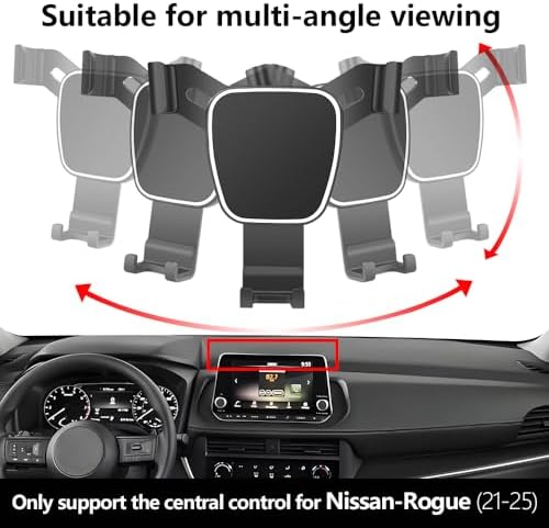 Premium Car Phone Holder for Nissan Rogue (2014-2020) & Rogue Sport (2017-2022) – Stylish Mobile Mount for Enhanced Safety & Navigation Convenience in SUVs Elevate your driving experience with this meticulously engineered car phone holder, tailored specifically for Nissan Rogue models from 2014 to 2020 and Rogue Sport vehicles from 2017 to 2022. This innovative mobile mount not only enhances the aesthetic appeal of your SUV’s interior but serves as a practical solution for safe navigation and accessibility to your mobile device while driving. Crafted from durable materials for long-lasting performance, this sleek accessory seamlessly integrates into your vehicle’s decor, providing a modern touch without compromising style. Its intuitive, tool-free installation ensures a hassle-free setup, allowing you to enjoy hands-free navigation right away. Designed for secure grip and stability, this phone holder minimizes distractions, making it essential for both daily commutes and longer journeys. Easily access GPS, music, and calls, all while keeping your attention focused on the road ahead. Upgrade your vehicle’s functionality and elegance with this indispensable car phone holder today!