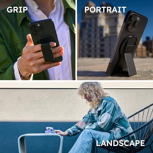 Elevate Your Mobile Experience with the CLCKR Mag Safe 3-in-1 Phone Grip – Lilac – Innovative Grip, Kickstand & Finger Loop Technology for i Phone 16/15/14/13/12, Galaxy S25/S24/S23/S22, and Pixel Devices – Stylish & Durable Accessory for Effortless Compatibility – Ultimate Convenience & Hands-Free Usability for Everyday Adventures – Enhance Your Smartphone’s Functionality Today!