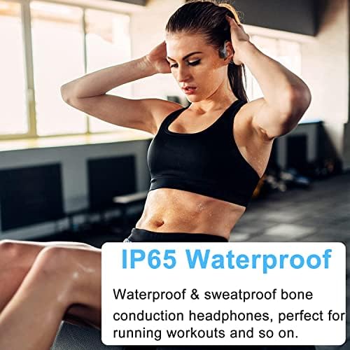 Revolutionary Open-Ear Bone Conduction Headphones for Active Lifestyles – Waterproof Wireless Sport Earbuds with Sweatproof Design and Built-in Microphone for Ultimate Comfort and Safety During Workouts – Trendy Green Color with Universal Device Compatibility