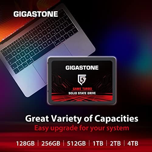 Transform Your Laptop and PS4 with Gigastone 256 GB SATA III SSD – Unleash Blazing 520 MB/s Read Speeds for Ultimate Gaming and Productivity – Reliable 2.5″ Internal Solid State Drive Featuring Advanced 3 D NAND and SLC Cache Technology – Revolutionize Your System’s Performance Today!