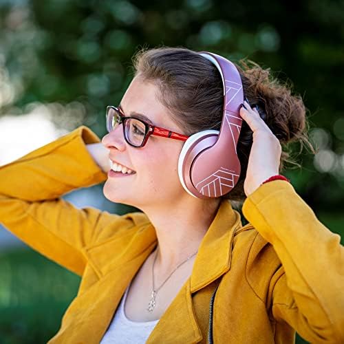 Discover the Ultimate Wireless Over-Ear Bluetooth Headphones with 50-Hour Playtime – Immerse Yourself in Hi-Fi Sound and Rich Deep Bass, Perfect for On-the-Go Music Lovers, Lightweight and Foldable for Easy Travel, Seamless Compatibility with Smartphones and PCs