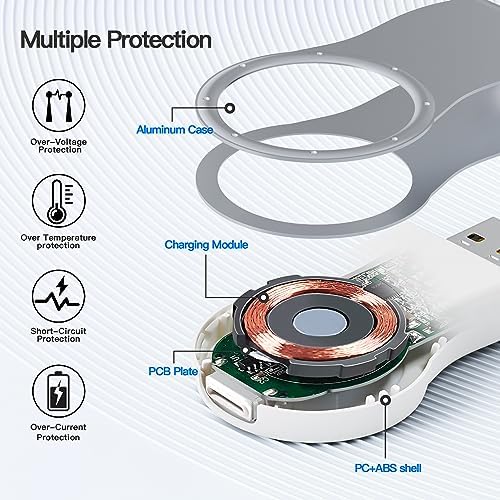 Revolutionary Magnetic Apple Watch Charger – Portable, Cableless Fast Charging Solution for All Series 1-9, SE & Ultra – Lightweight Design for Effortless Travel – Sleek White Finish for Maximum Compatibility and Efficiency