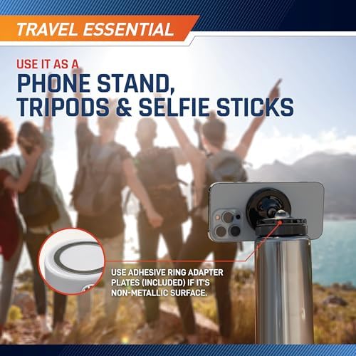 Revolutionary Magnetic Phone Mount with 360-Degree Dual Rotating Heads for Gym Workouts and Selfie Perfection – Ultimate Hands-Free Solution for All Smartphones and On-the-Go Convenience