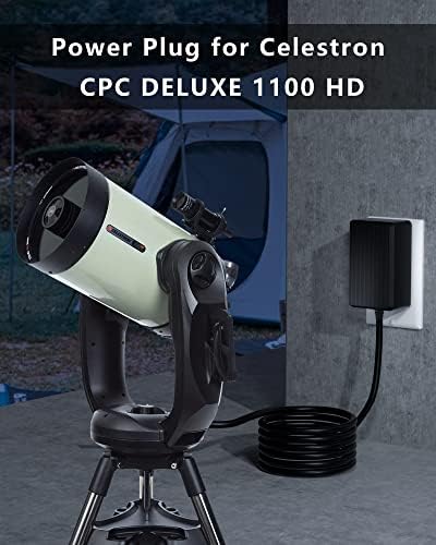 Celestron 18778 Nex Star Telescope AC Power Adapter – 10-Foot High-Performance Replacement Cord for 4 SE, 5 SE, 6 SE, 8 SE, 130 SLT, 127 SLT, LCM 114, LCM 90 – Ultimate Power Solution for Stargazing Enthusiasts and Astronomy Lovers