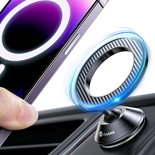 Experience Unmatched Convenience with the andobil Mag Safe Car Mount – Advanced Dashboard Magnetic Phone Holder Featuring 20 Robust Magnets and Upgraded 3 M Adhesive for Seamless Compatibility with i Phone 16 Pro Max, 15, 14, 13, and 12 Models – Enhanced Stability, Effortless Access to Navigation, and Sleek Design for Every Car Interior – Elevate Your Road Safety with Strong Grip and Hassle-Free Installation