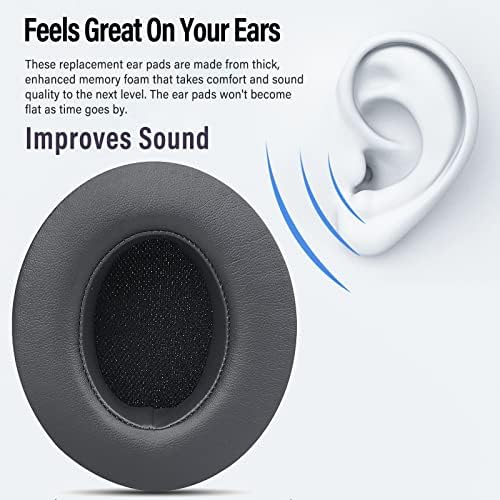 Transform Your Beats: Premium Pink Memory Foam Earpads for Studio 2 & 3 Headphones – Luxurious Soft Protein Leather Replacement Cushions for Ultimate Comfort and Noise Isolation – Perfect for Wired & Wireless Listening