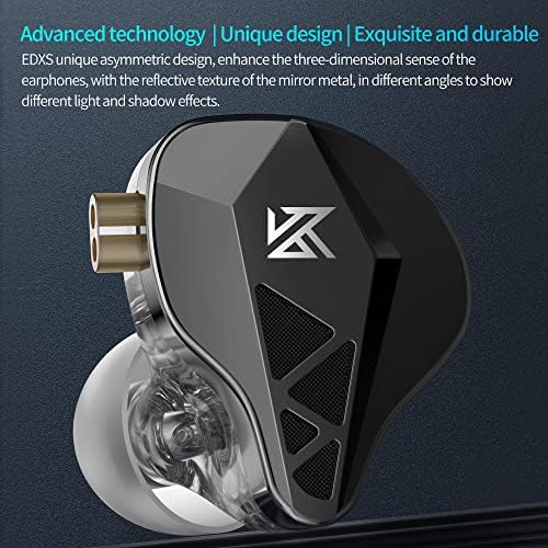 Experience Unmatched Audio Fidelity with Keephifi KZ ZVX In-Ear Monitor Earphones – 10 mm Dual Cavity Dynamic Driver, Premium Metal Shell, Detachable 2-Pin Silver-Plated Cable, and Integrated Mic for Audiophiles and Musicians – Superior Sound Quality and Comfortable Fit for All-Day Listening
