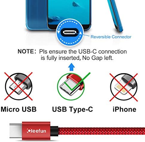 CLEEFUN 26 ft Long USB C Charging Cable – Premium Nylon Braided USB A 2.0 to Type C Cord for Fast Charging & Data Transfer, Ideal for PS5 Controller, Nintendo Switch, Galaxy Note, and USB-C Devices – Unmatched Durability and Flexibility
