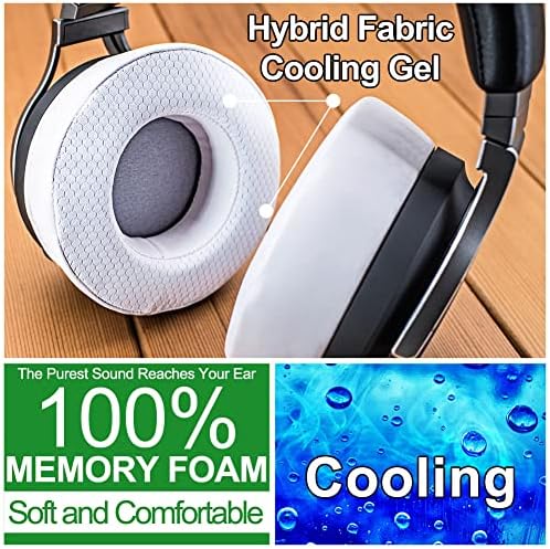 Upgrade Your Audio Experience with Virtuoso XT Cooling Gel Earpads – Premium Replacement for Virtuoso RGB Wireless SE Headset, Enhanced Comfort with Hybrid Fabric & Thick Cooling Gel (Black) – Perfect Fit, Easy Installation, Unmatched Breathability and Support