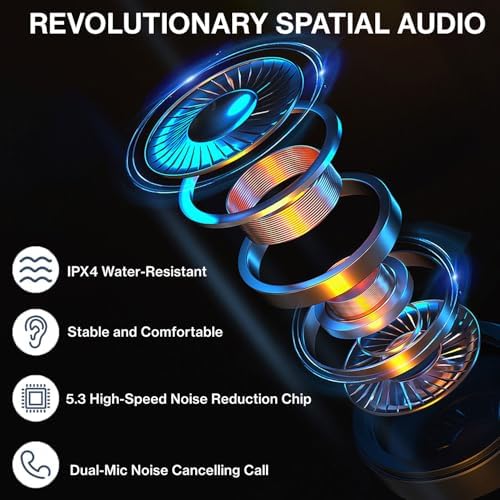 YYK Q10 Black Clip-On Translation Earbuds – Effortless Real-Time Multilingual Communication with Wireless Convenience, HD Music Streaming, Noise Cancellation, and Long Battery Life for Travel and Business Excellence