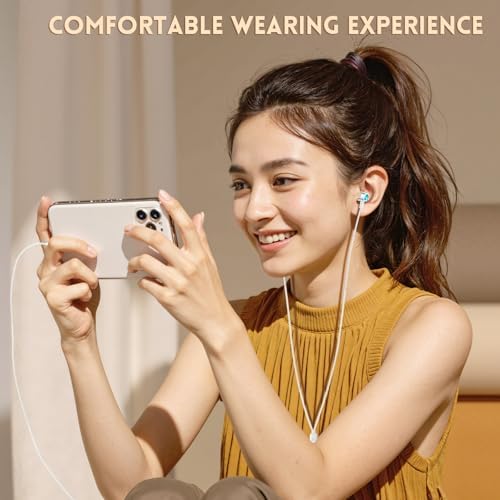 High-Performance Wired Earbuds with Microphone – 5-Pack Heavy Bass Headphones for Ultimate Sound Clarity | 3.5 mm Jack Earphones by Kirababy – Comfortable, Durable, and Versatile for Workouts, Commuting, and Home Use