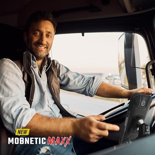 Mob Armor Mob Netic Maxx – Premium USA-Made Magnetic Phone Holder for Cars, Versatile 360° Rotation & 90° Tilt, Durable Aluminum Design, Perfect for i Phone & Android Devices – Enhance Your Driving Safety and Convenience