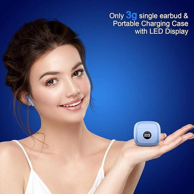 Elevate Your Audio Experience with Jxrev Wireless Earbuds: Advanced Bluetooth 5.4 Connectivity, Exceptional Active Noise Cancellation, and 40-Hour Battery Life – Perfect In-Ear Companion for Audiophiles and Busy Professionals Seeking Unmatched Sound Quality and Comfort