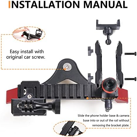 Revolutionize Your Ford Bronco Experience with the 360° Adjustable Dash Phone Mount Holder – Precision-Engineered Aluminum Smartphone Bracket for 2021-2025 Models, Perfect for 2-Door and 4-Door Interiors, Effortless Installation, Stylish Black Design for Maximum Durability and Functionality